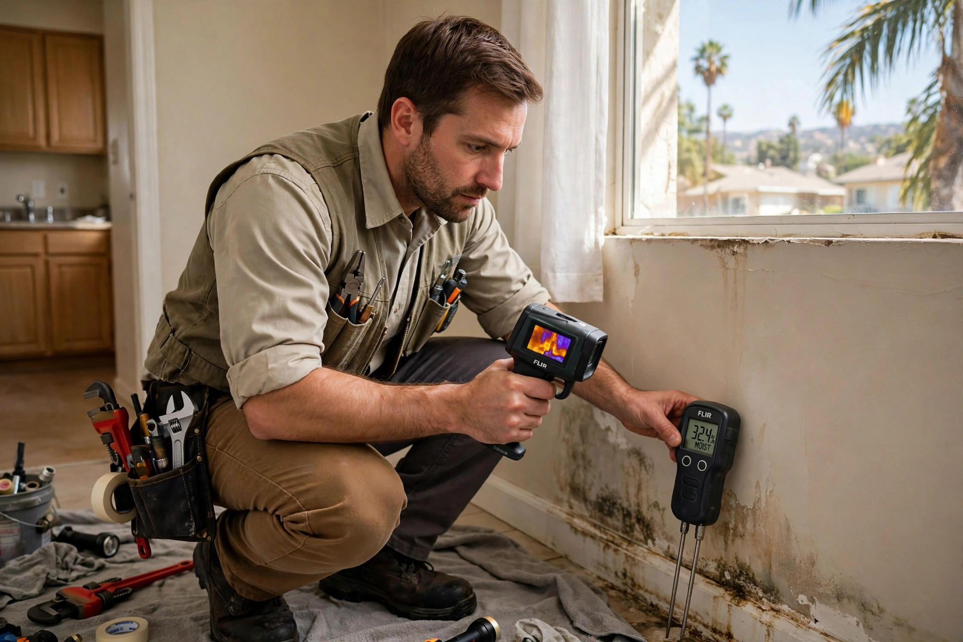 Hidden Leak Detection in Los Angeles: Finding Leaks Inside Walls, Crawlspaces, and Slabs