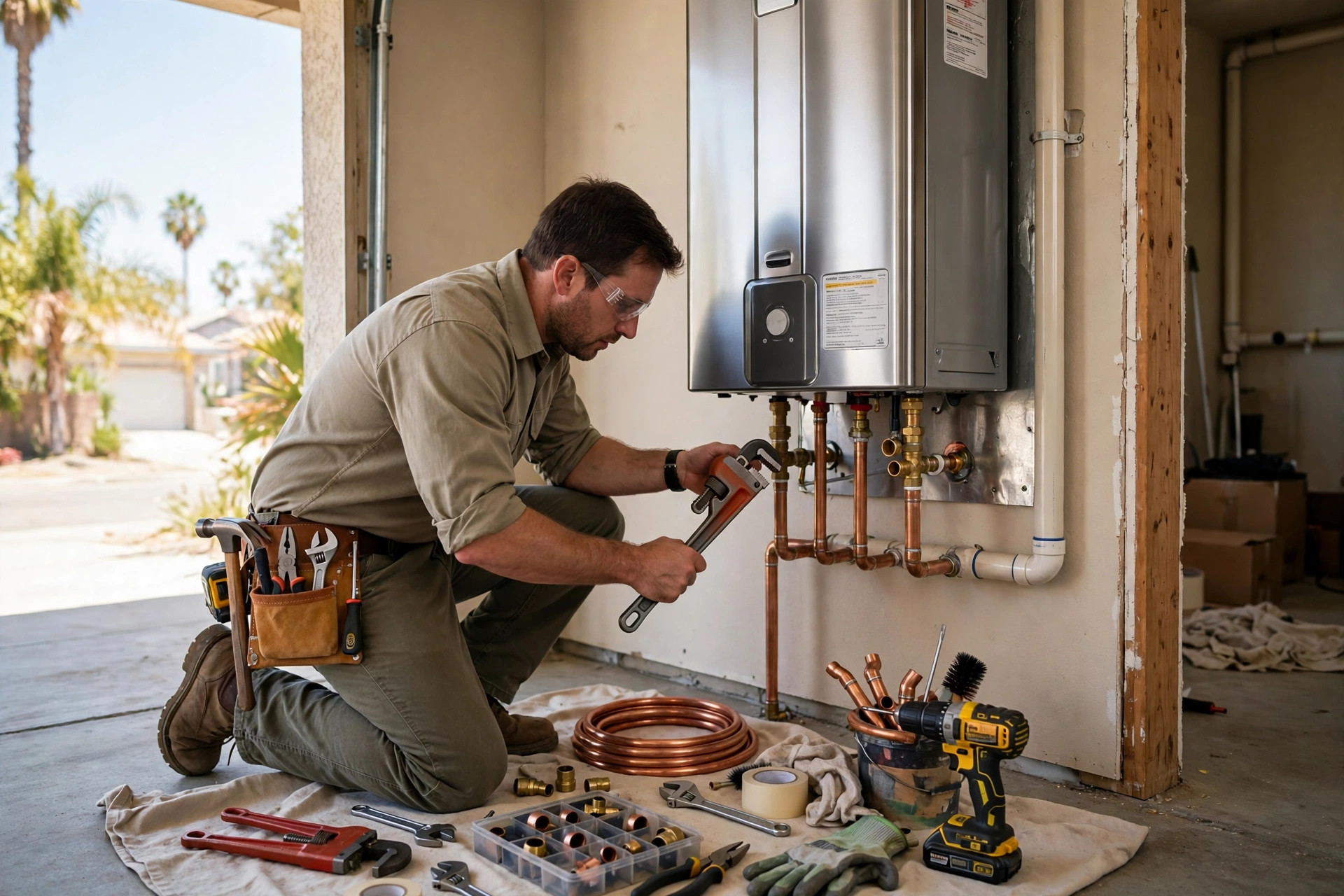 Tankless Water Heater Installation in Los Angeles: Sizing, Hard Water, and What to Expect